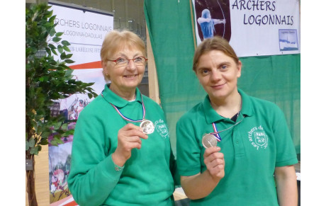 Luce en or et Virginie en argent